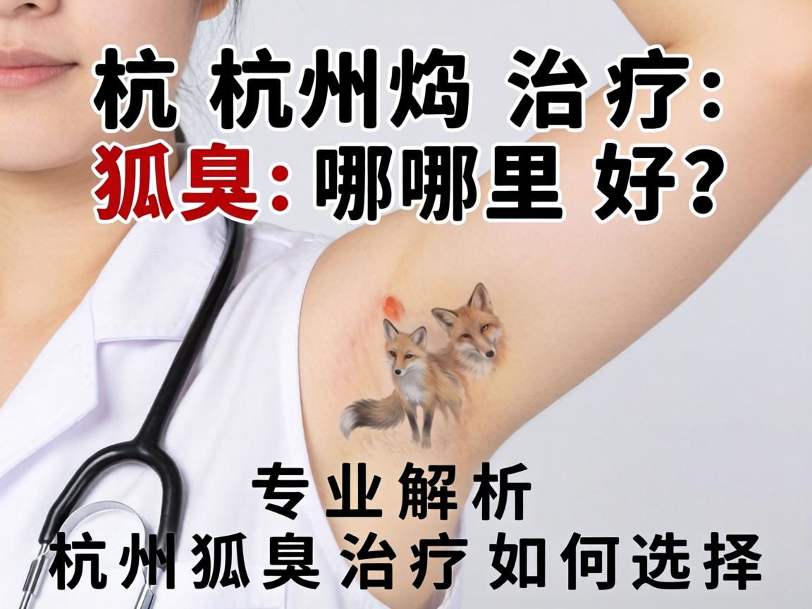 杭州治疗狐臭哪里好？专业解析杭州狐臭治疗如何选择