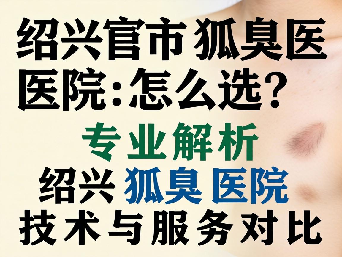 绍兴市狐臭医院怎么选？专业解析绍兴狐臭医院技术与服务对比