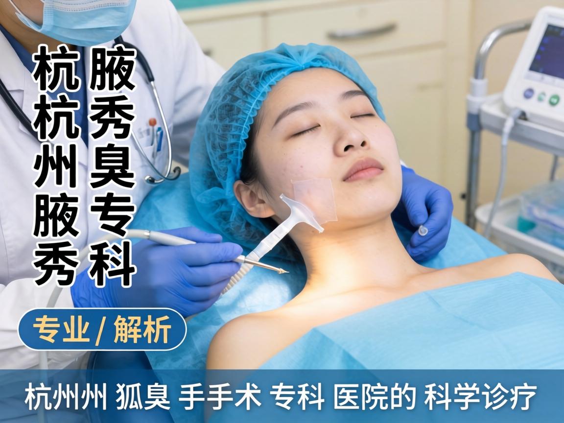 杭州腋秀腋臭专科，专业解析杭州狐臭手术专科医院的科学诊疗