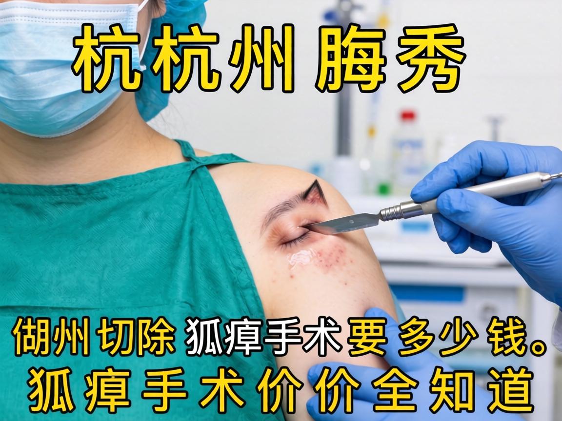 杭州腋秀解析，在湖州切除狐臭手术要多少钱，狐臭手术价格全知道