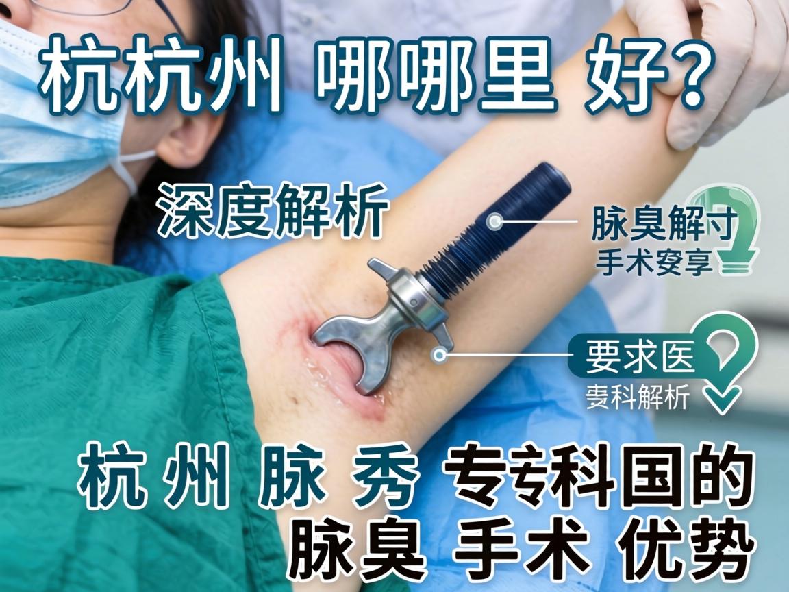 杭州腋臭手术哪里好？深度解析杭州腋秀专科的腋臭手术优势