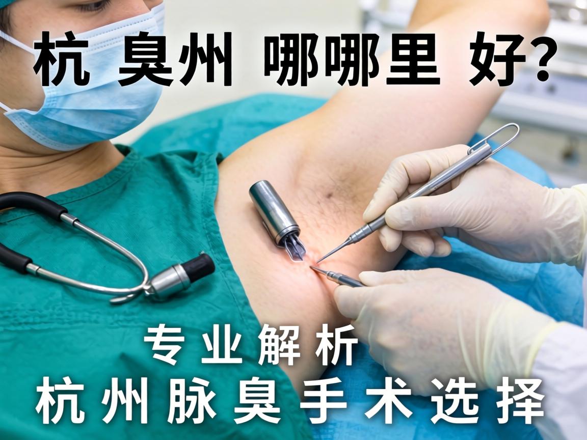 杭州腋臭手术哪里好？专业解析杭州腋臭手术选择