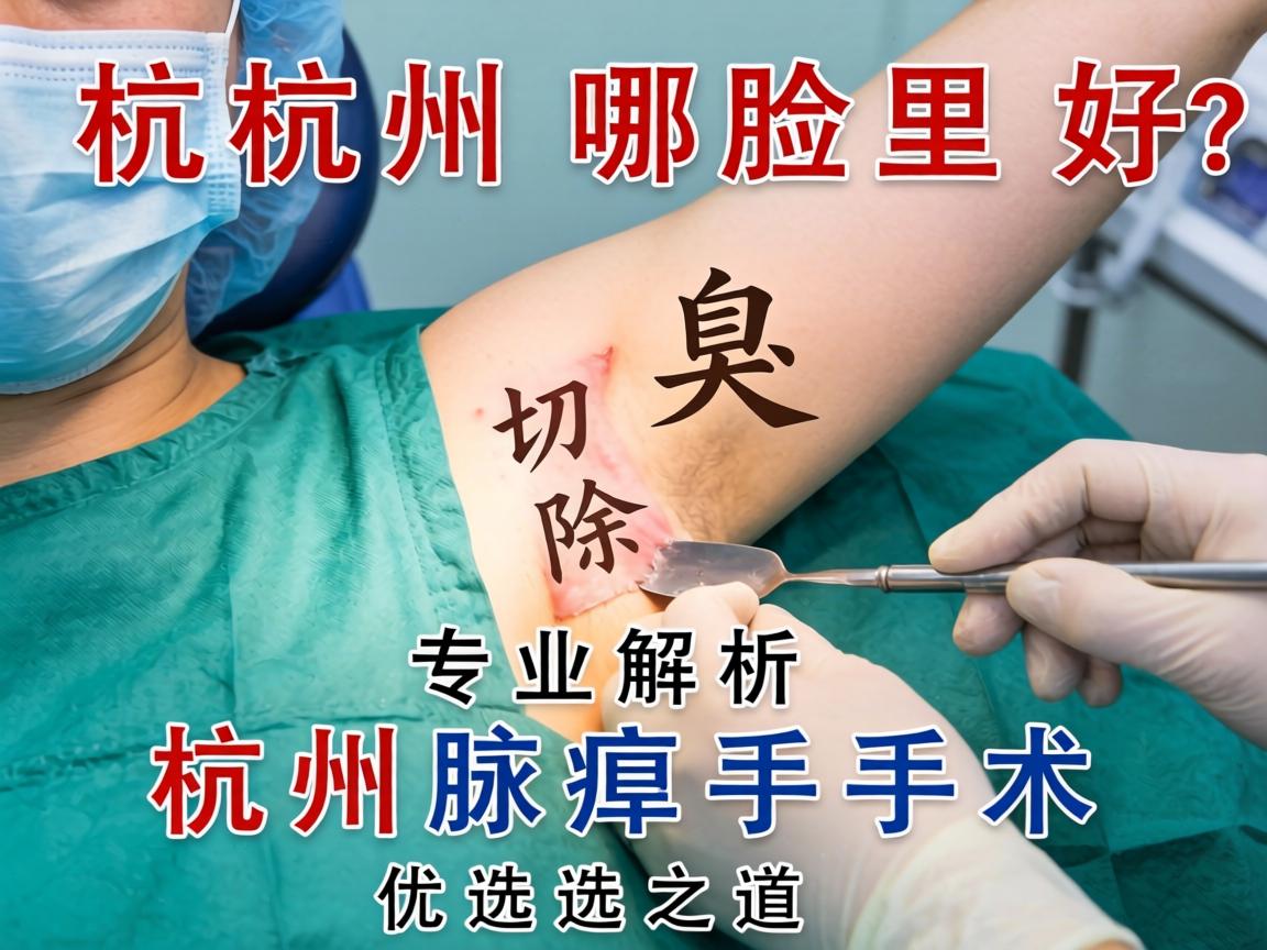 杭州腋臭切除手术哪里好？专业解析杭州腋臭手术优选之道