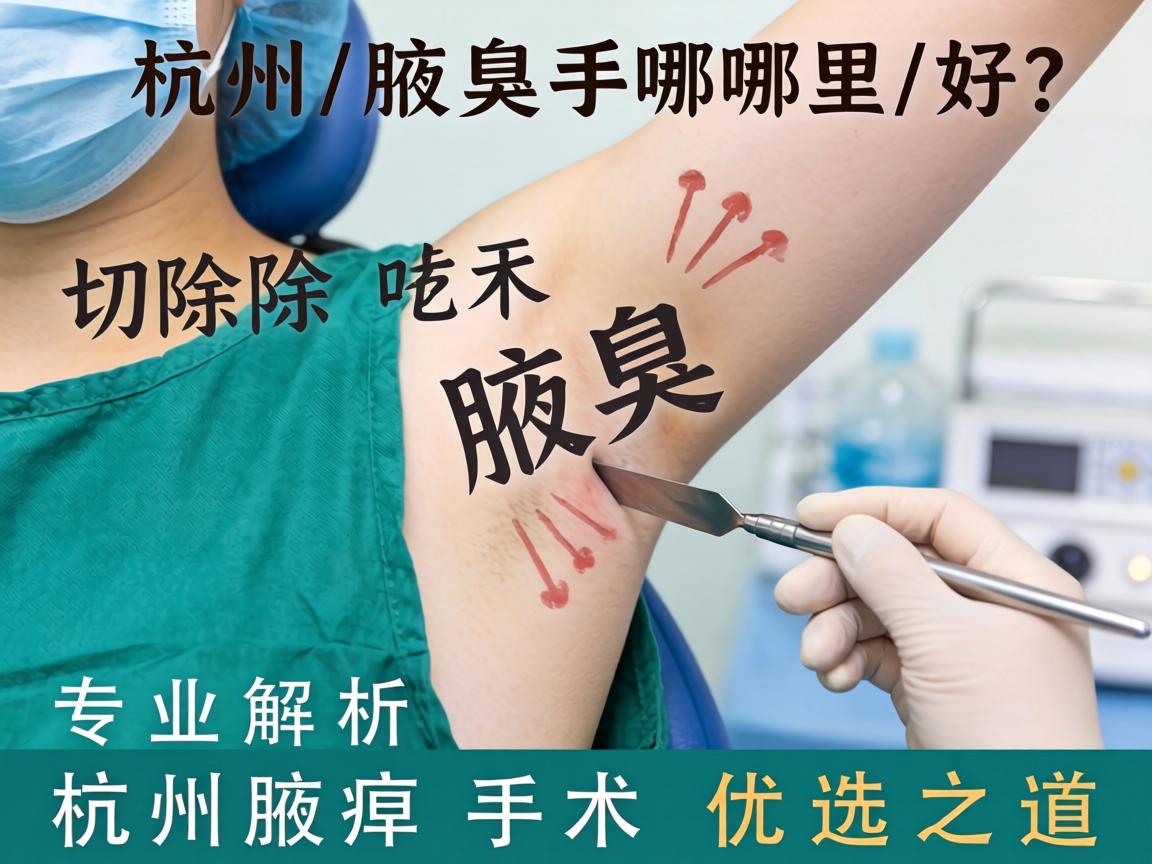 杭州腋臭切除手术哪里好？专业解析杭州腋臭手术优选之道