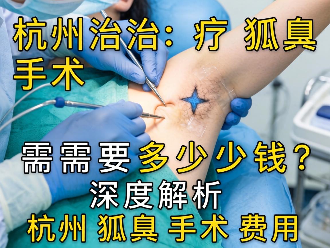杭州治疗狐臭手术需要多少钱？深度解析杭州狐臭手术费用
