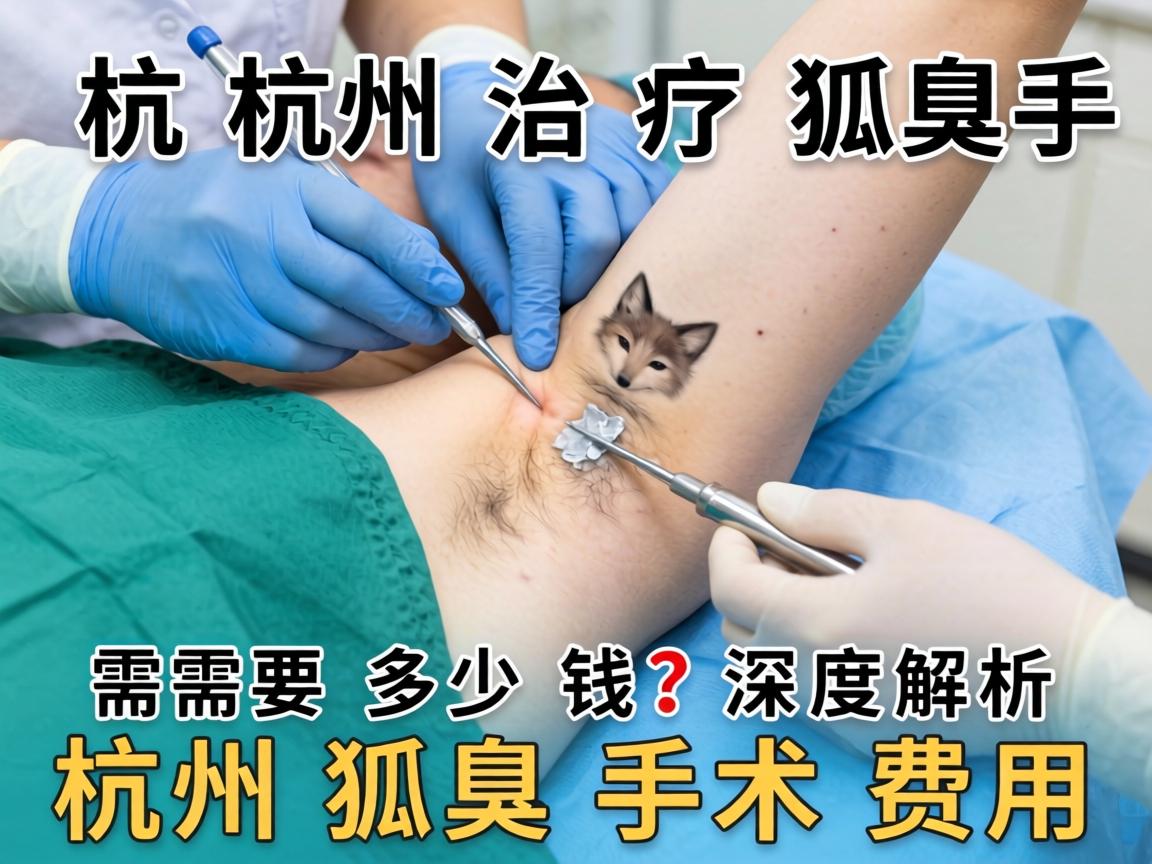 杭州治疗狐臭手术需要多少钱？深度解析杭州狐臭手术费用