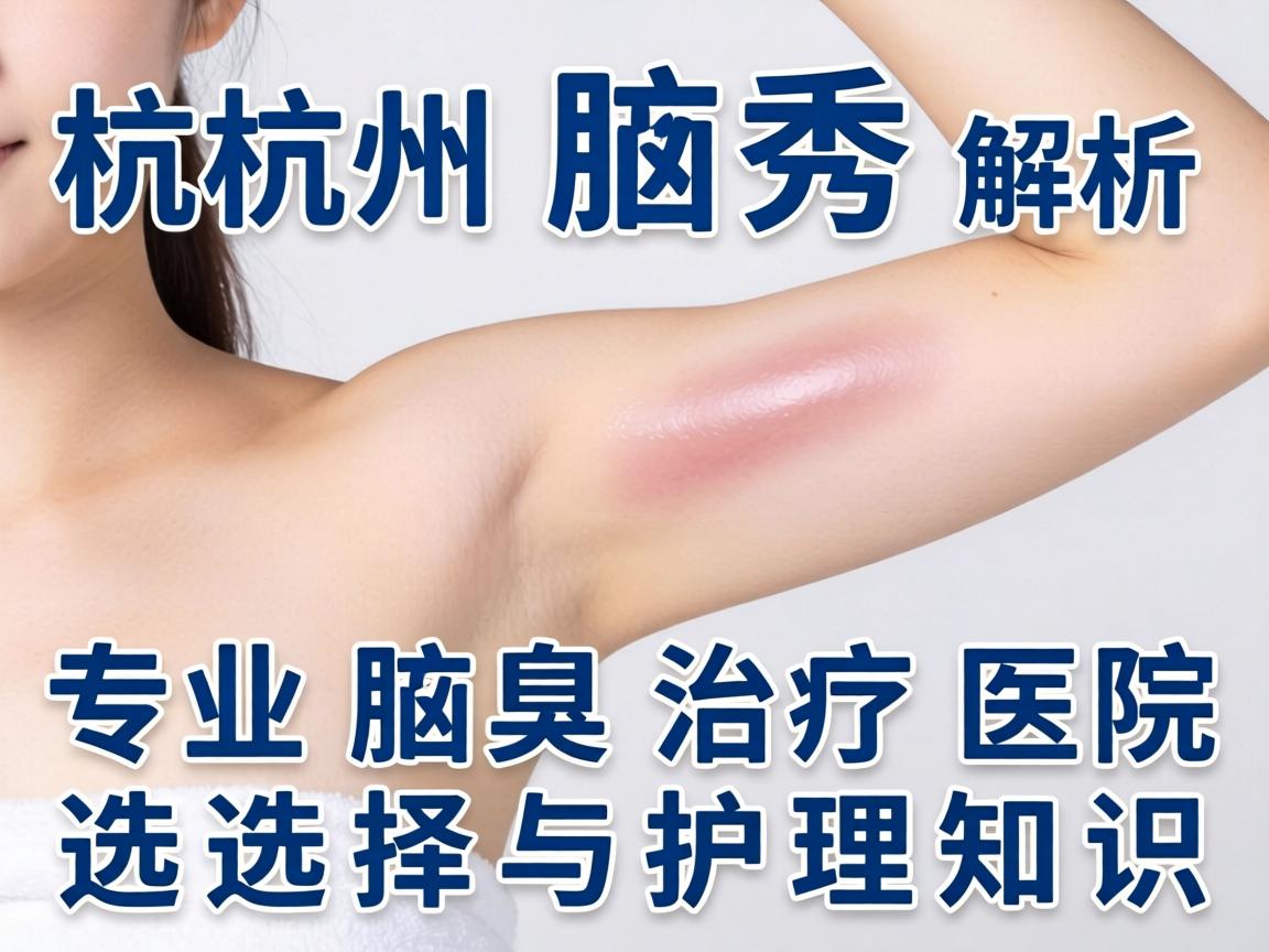 杭州腋秀解析，专业腋臭治疗医院的选择与护理知识