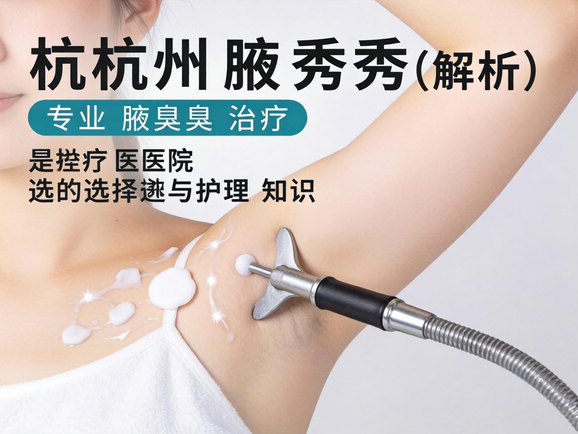 杭州腋秀解析，专业腋臭治疗医院的选择与护理知识