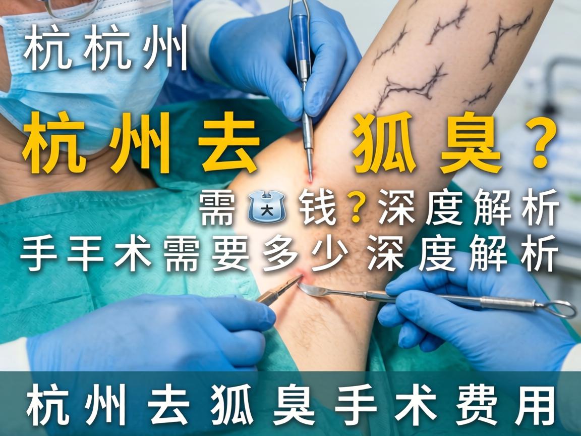 杭州去狐臭手术需要多少钱？深度解析杭州去狐臭手术费用