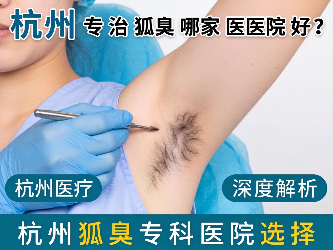 杭州专治狐臭哪家医院好？深度解析杭州狐臭专科医院选择