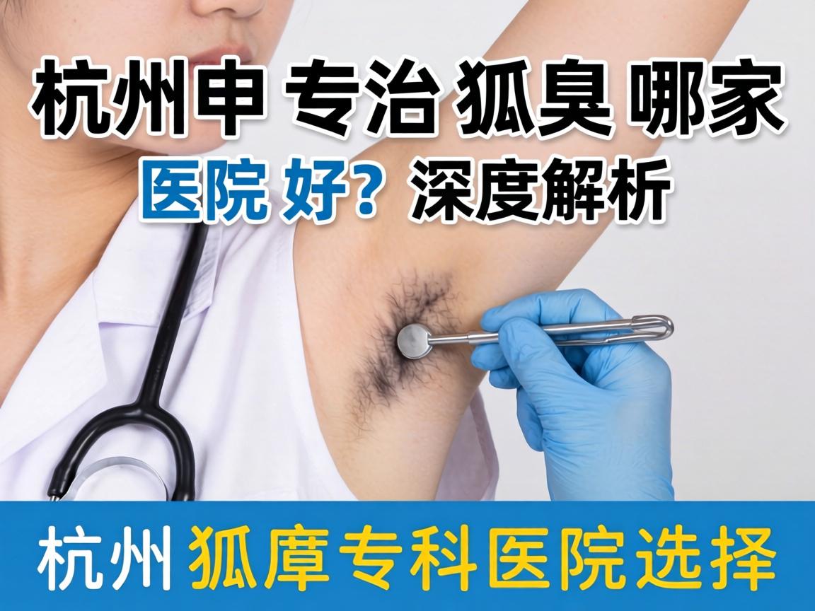 杭州专治狐臭哪家医院好？深度解析杭州狐臭专科医院选择