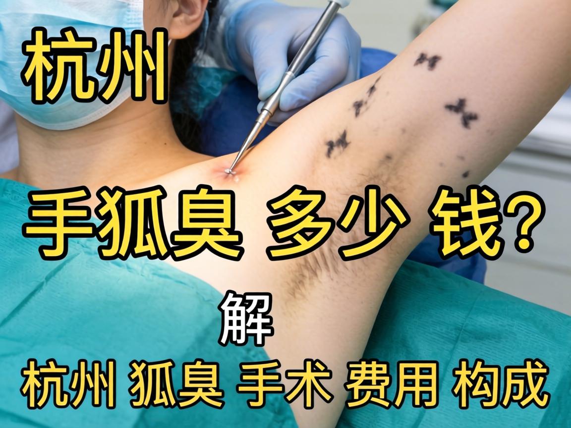 杭州狐臭手术多少钱？详解杭州狐臭手术费用构成