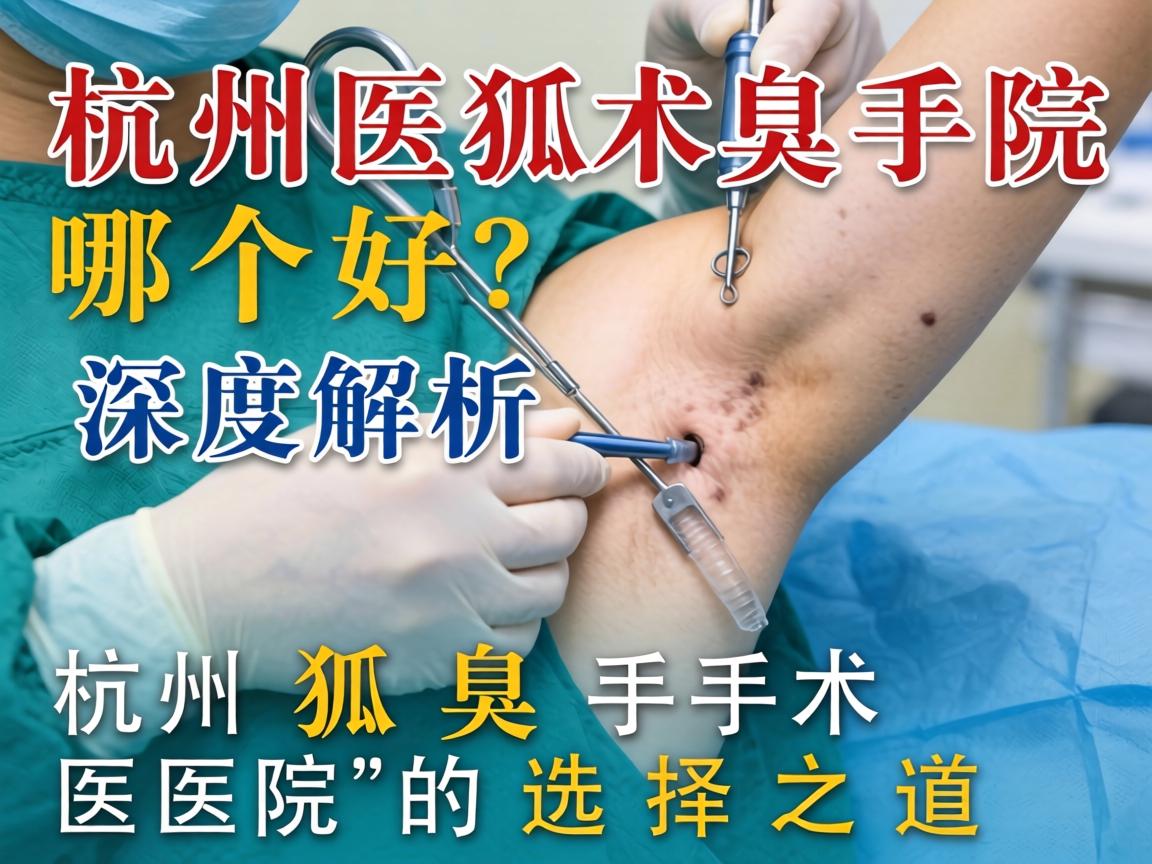 杭州狐臭手术医院哪个好？深度解析杭州狐臭手术医院的选择之道