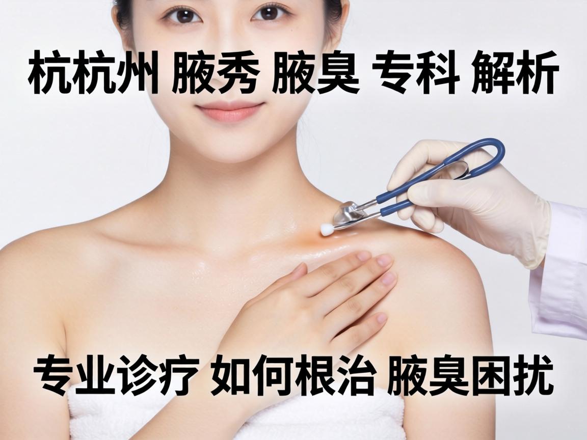 杭州腋秀腋臭专科解析，专业诊疗如何根治腋臭困扰