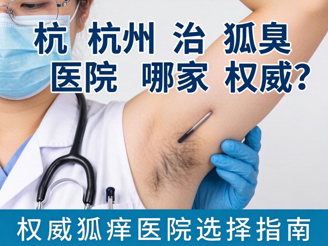 杭州治狐臭医院哪家权威？权威狐臭医院选择指南