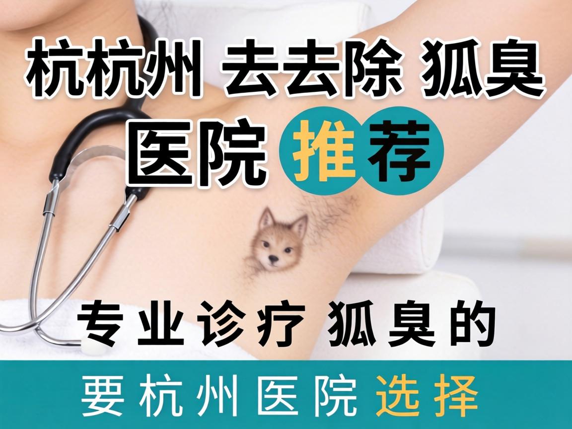 杭州去除狐臭医院推荐，专业诊疗狐臭的杭州医院选择
