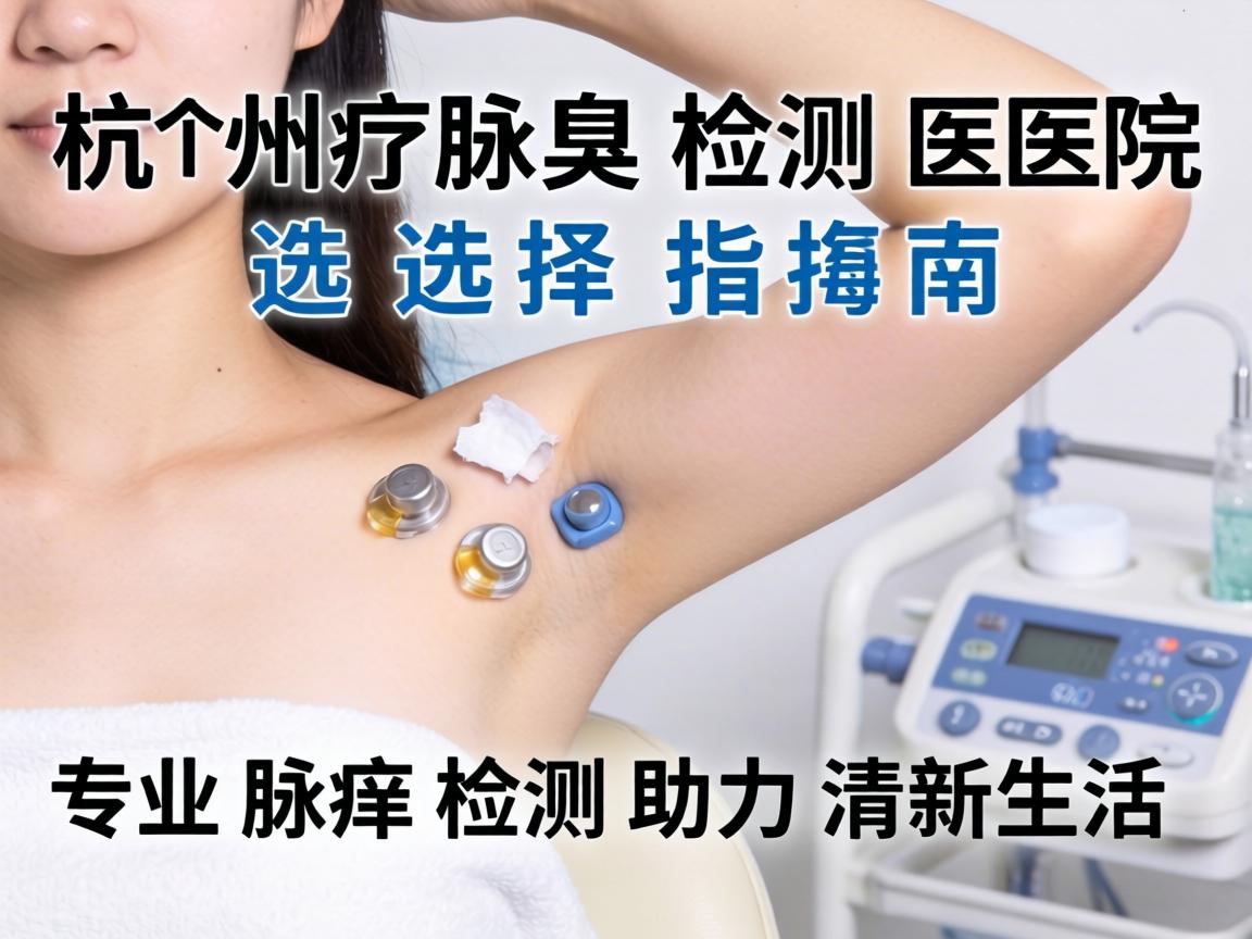 杭州腋臭检测医院选择指南，专业腋臭检测助力清新生活