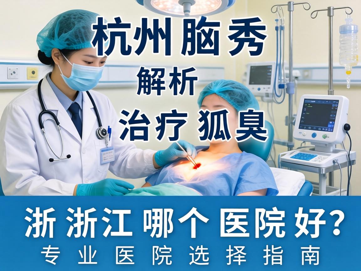 杭州腋秀解析，治疗狐臭浙江哪个医院好？专业医院选择指南