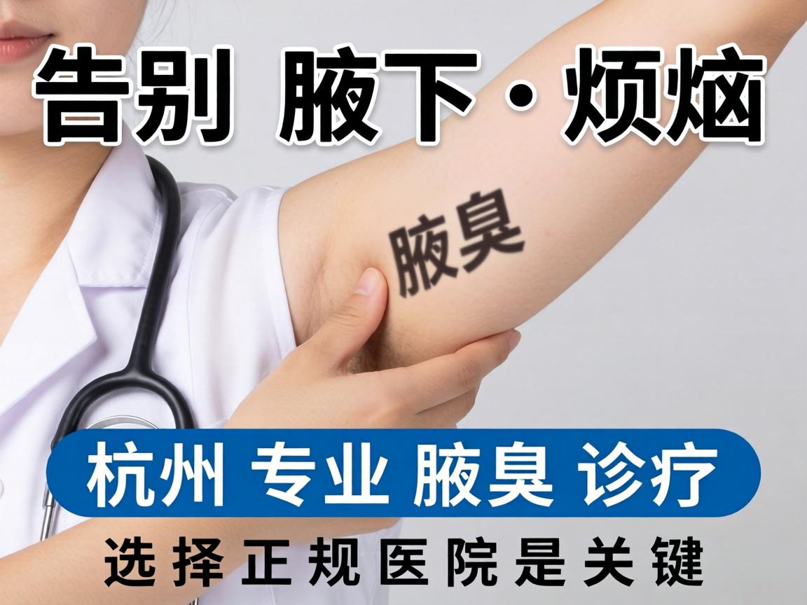 告别腋下烦恼，杭州专业腋臭诊疗，选择正规医院是关键