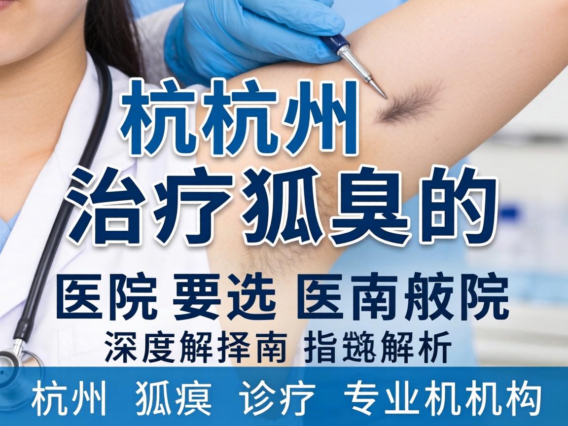 杭州治疗狐臭的医院选择指南，深度解析杭州狐臭诊疗专业机构