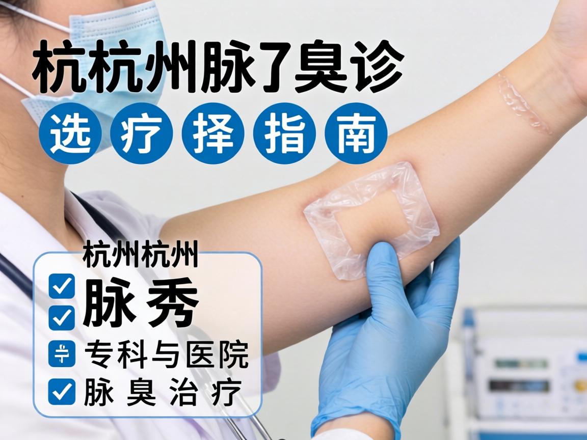 杭州腋臭诊疗选择指南，解析杭州腋秀专科与医院腋臭治疗