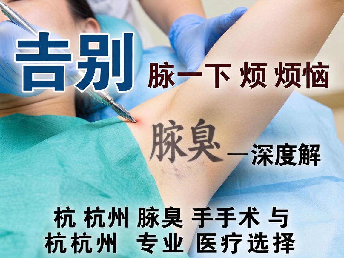 告别腋下烦恼，深度解析杭州腋臭手术与杭州专业医疗选择