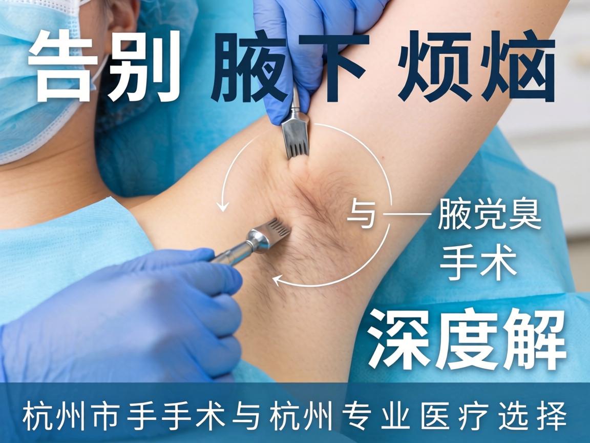 告别腋下烦恼，深度解析杭州腋臭手术与杭州专业医疗选择