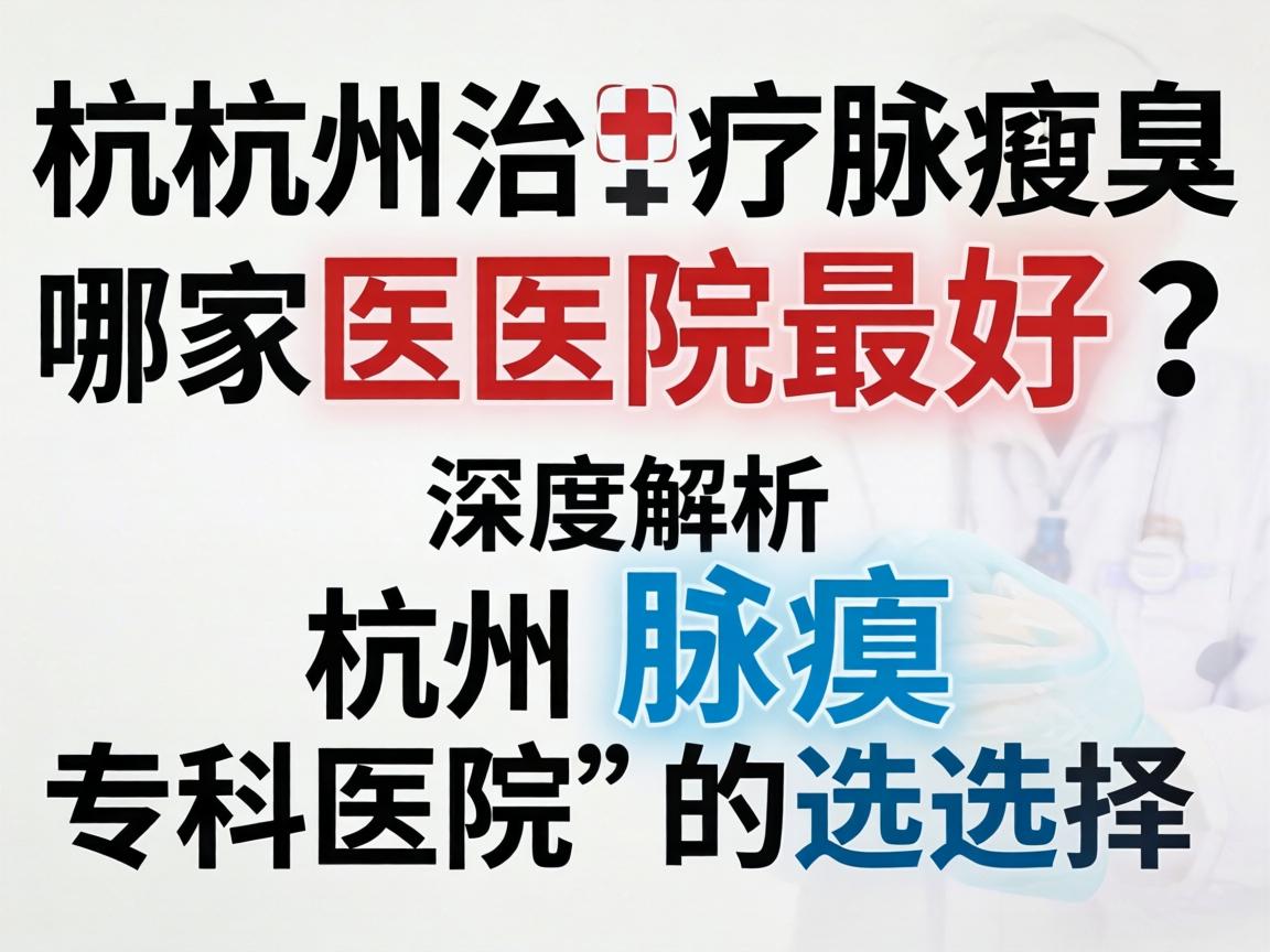 杭州治疗腋臭哪家医院最好？深度解析杭州腋臭专科医院的选择