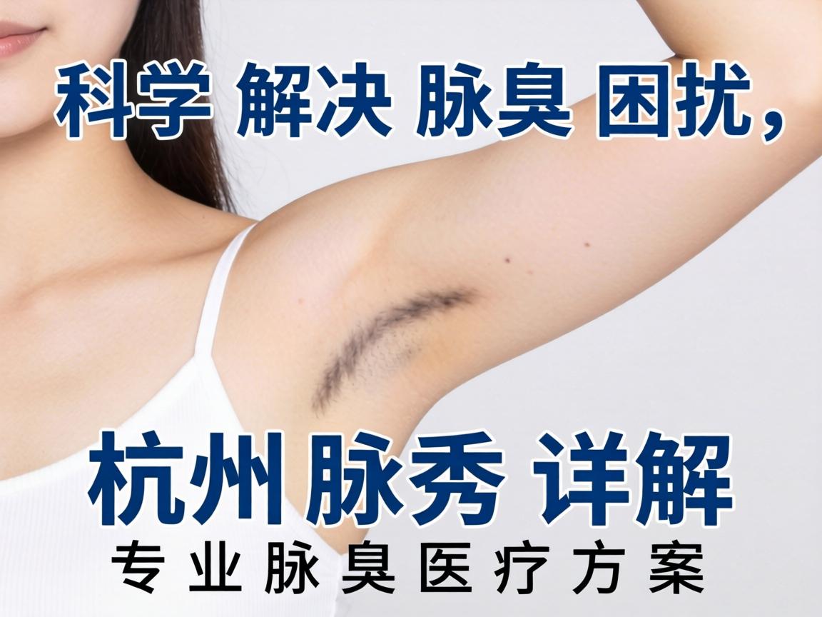 科学解决腋臭困扰，杭州腋秀详解专业腋臭医疗方案