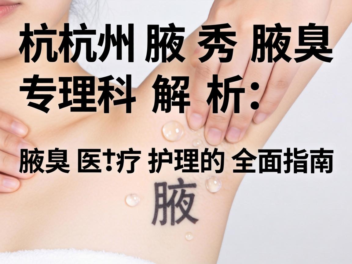 杭州腋秀腋臭专科解析，腋臭医疗护理的全面指南