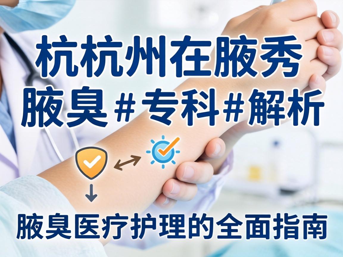 杭州腋秀腋臭专科解析，腋臭医疗护理的全面指南