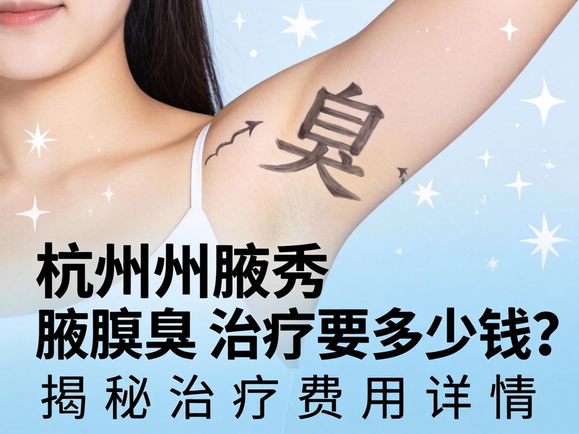 杭州腋秀解析，杭州腋臭治疗要多少钱？揭秘治疗费用详情
