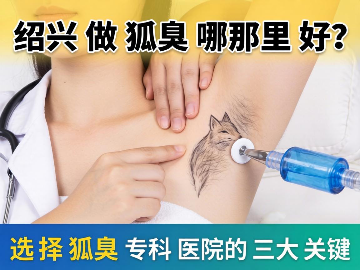 在绍兴做狐臭哪里好？选择狐臭专科医院的三大关键