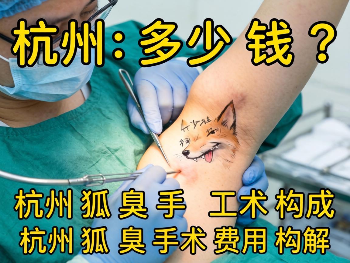 杭州狐臭手术多少钱？详解杭州狐臭手术费用构成