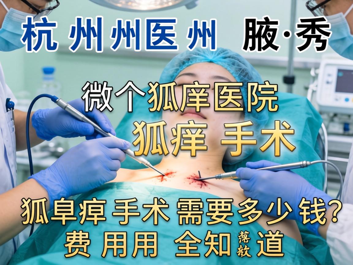 杭州腋秀解析，在杭州医院做个狐臭手术需要多少钱？狐臭手术费用全知道