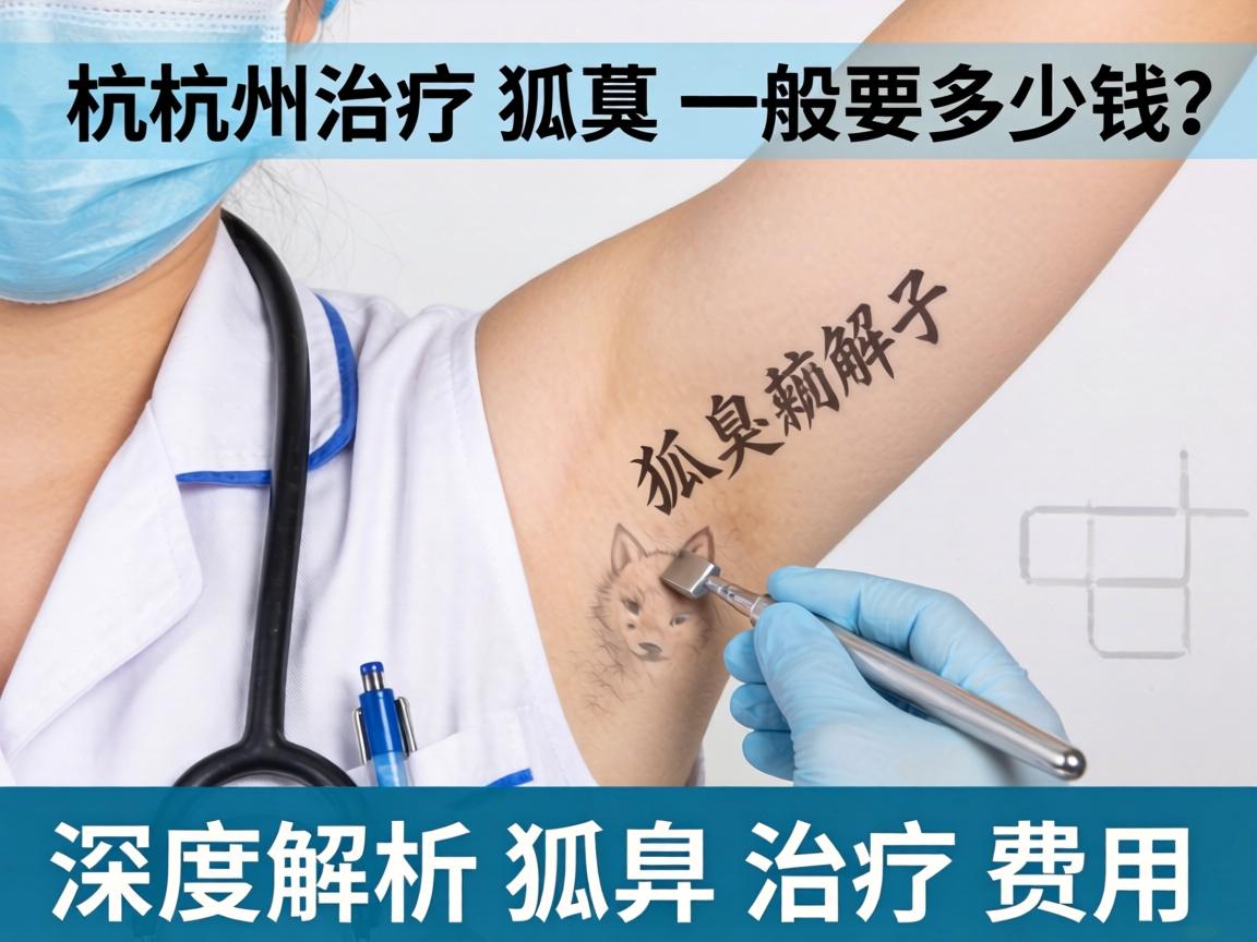 杭州治疗狐臭一般要多少钱？深度解析狐臭治疗费用