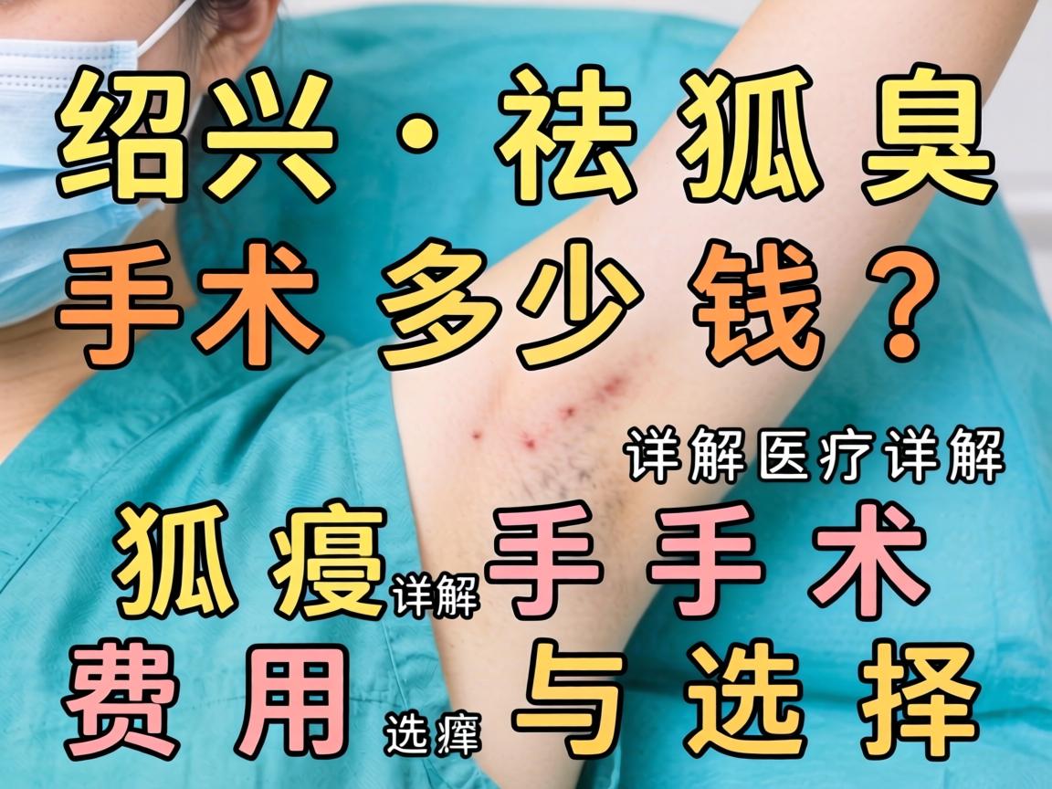 绍兴祛狐臭手术多少钱？详解狐臭手术费用与选择