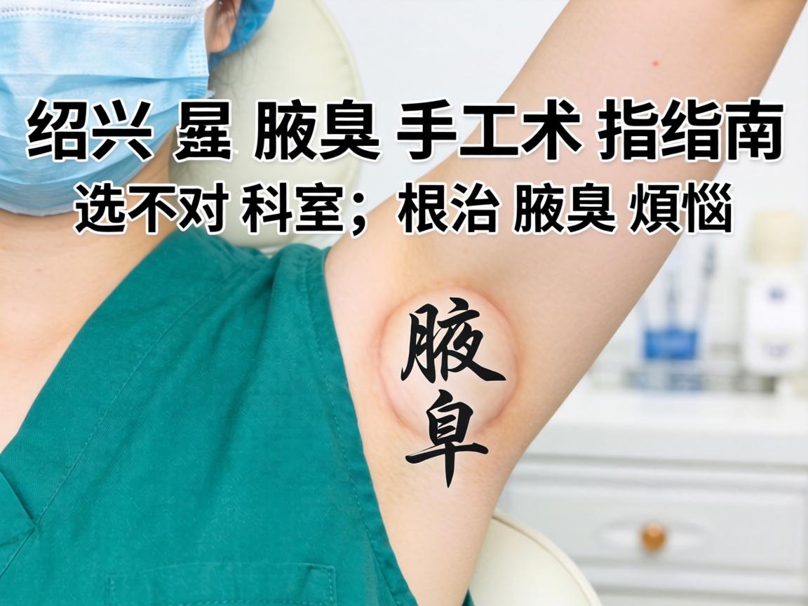 绍兴腋臭手术指南，选对科室，根治腋臭烦恼