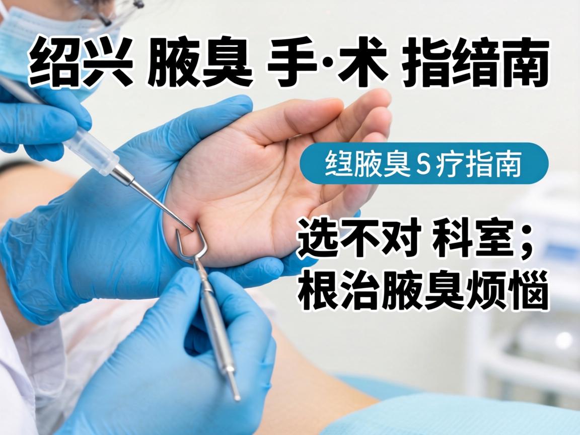 绍兴腋臭手术指南，选对科室，根治腋臭烦恼