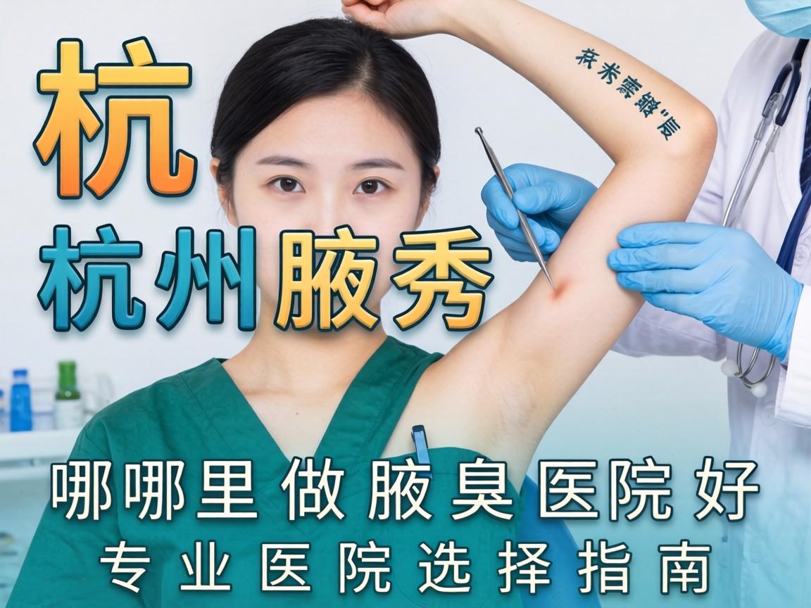 杭州腋秀解析，杭州哪里做腋臭医院好，专业医院选择指南