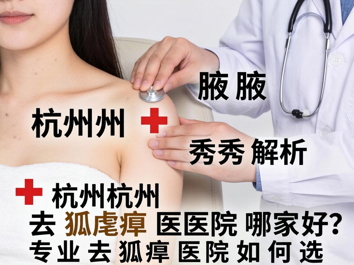 杭州腋秀解析，杭州去狐臭医院哪家好？专业去狐臭医院如何选