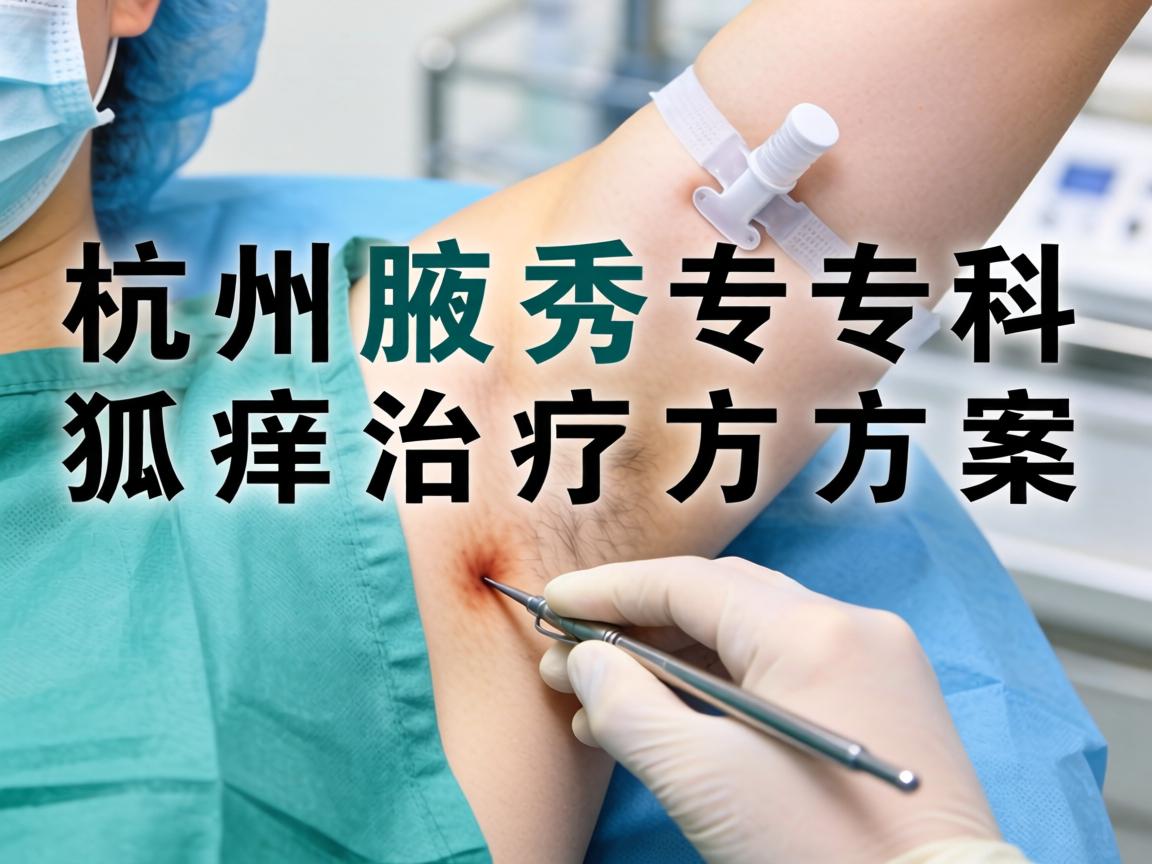 杭州腋臭手术，深度解析杭州腋秀专科的狐臭治疗方案