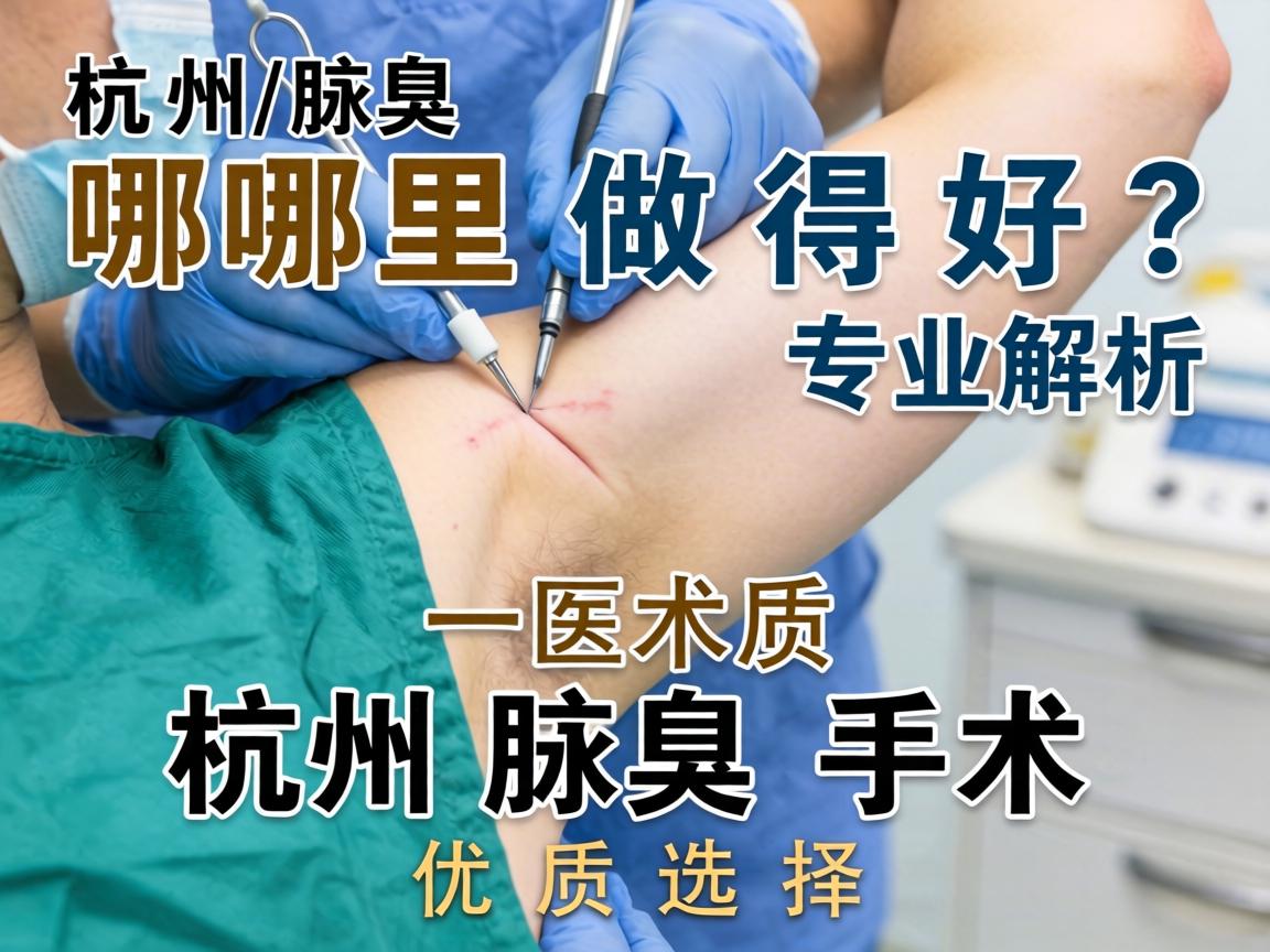 杭州腋臭手术哪里做得好？专业解析杭州腋臭手术优质选择