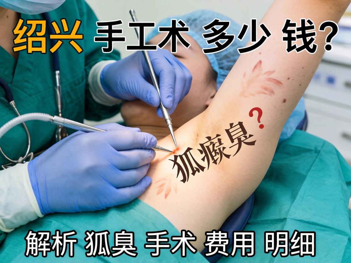 绍兴狐臭手术多少钱？解析狐臭手术费用明细