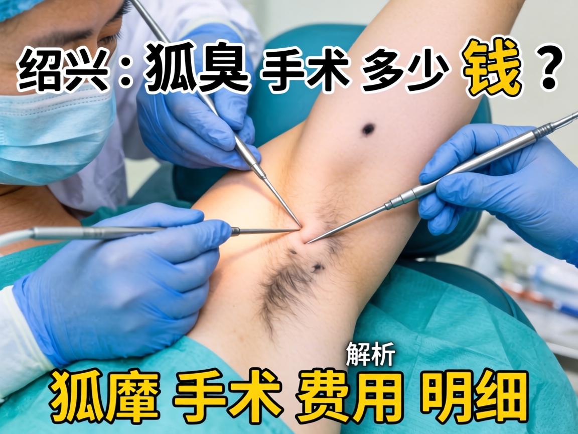 绍兴狐臭手术多少钱？解析狐臭手术费用明细