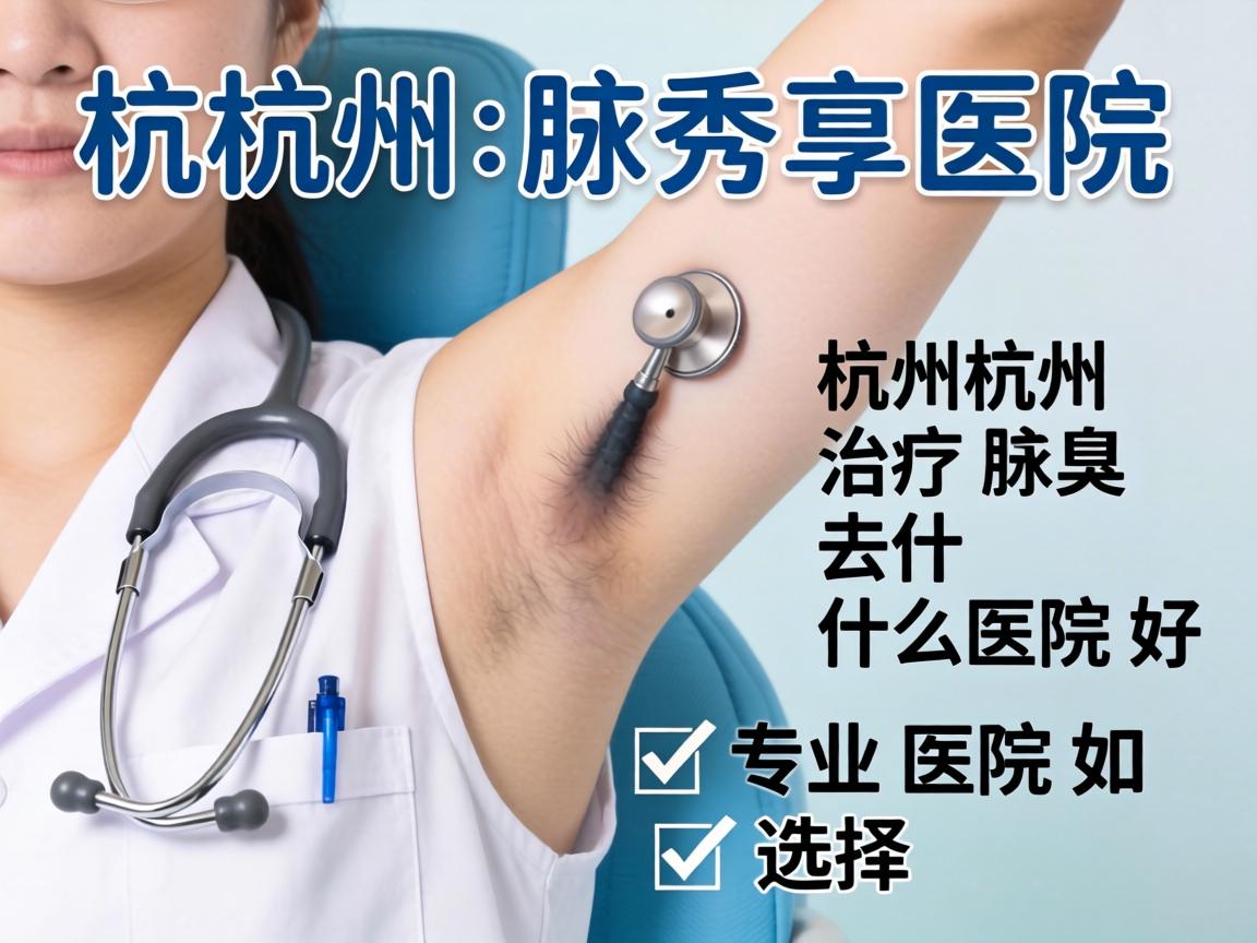 杭州腋秀医院解析，杭州治疗腋臭去什么医院好，专业医院如何选择