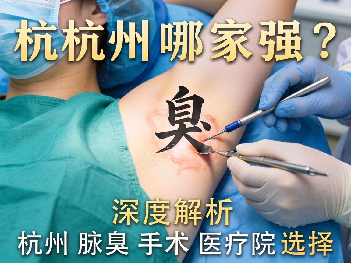 杭州腋臭手术哪家强？深度解析杭州腋臭手术医院选择
