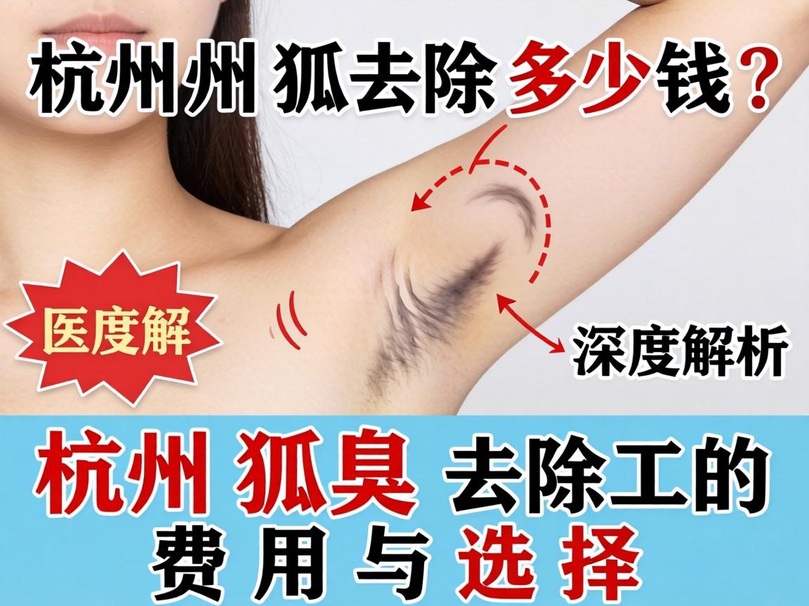 杭州狐臭去除多少钱？深度解析杭州狐臭去除的费用与选择
