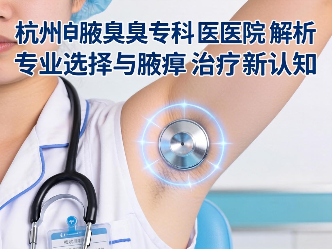 杭州腋臭专科医院解析，专业选择与腋臭治疗新认知