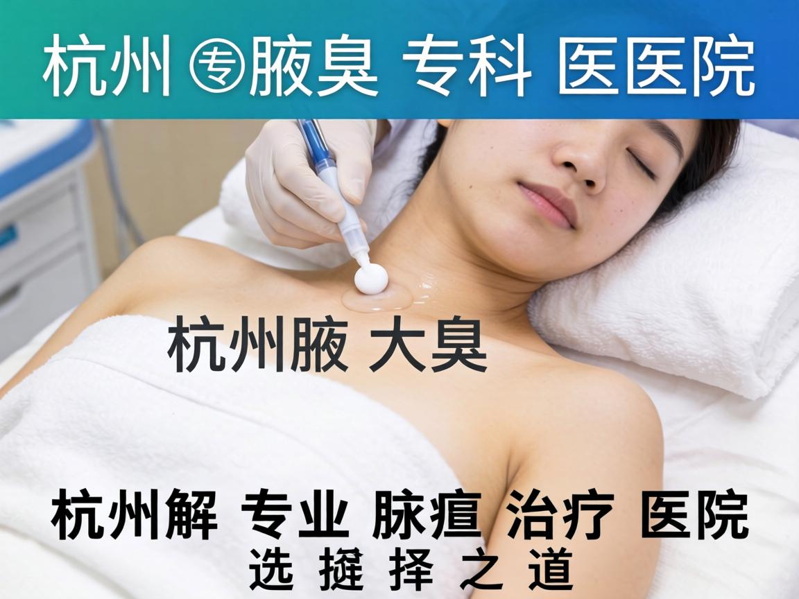 杭州腋臭专科医院解析，杭州专业腋臭治疗医院的选择之道